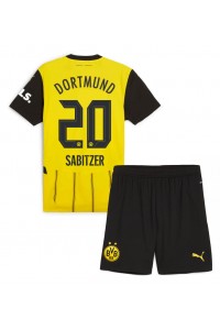 Borussia Dortmund Marcel Sabitzer #20 Babytruitje Thuis tenue Kind 2024-25 Korte Mouw (+ Korte broeken)